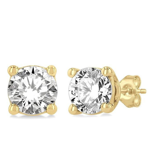 Parkplace Jewelers Round Shape Diamond Stud Earrings 66302PPFGERYG