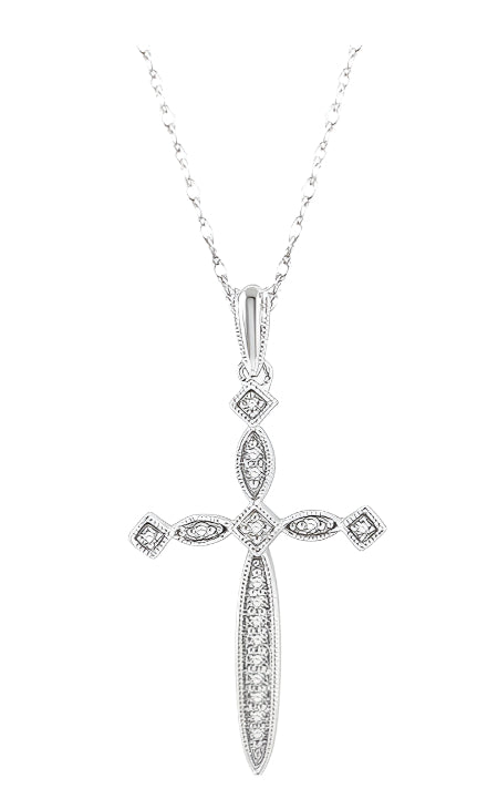 Parkplace Jewelers Cross Diamond Pendant 963A8PPTSPDWG