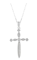 Parkplace Jewelers Cross Diamond Pendant 963A8PPTSPDWG