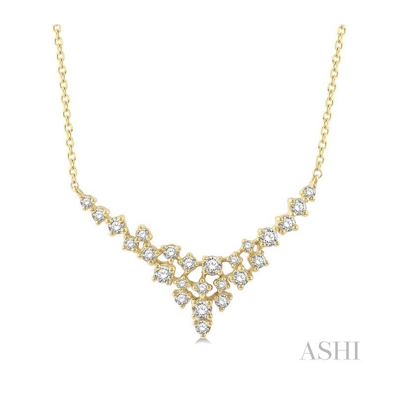 ASHI Scatter Diamond Necklace 9996HPPFGNKYG