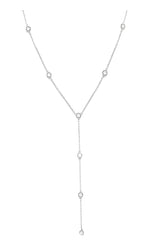 Parkplace Jewelers Rose Cut Diamond Station Necklace 931EUPPFHNKWG