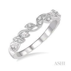 ASHI Diamond Wedding Band 264D9PPFHWG-WB