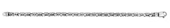 Black/Gunmetal Sterling Silver Polished Gunmetal Fashion Necklace