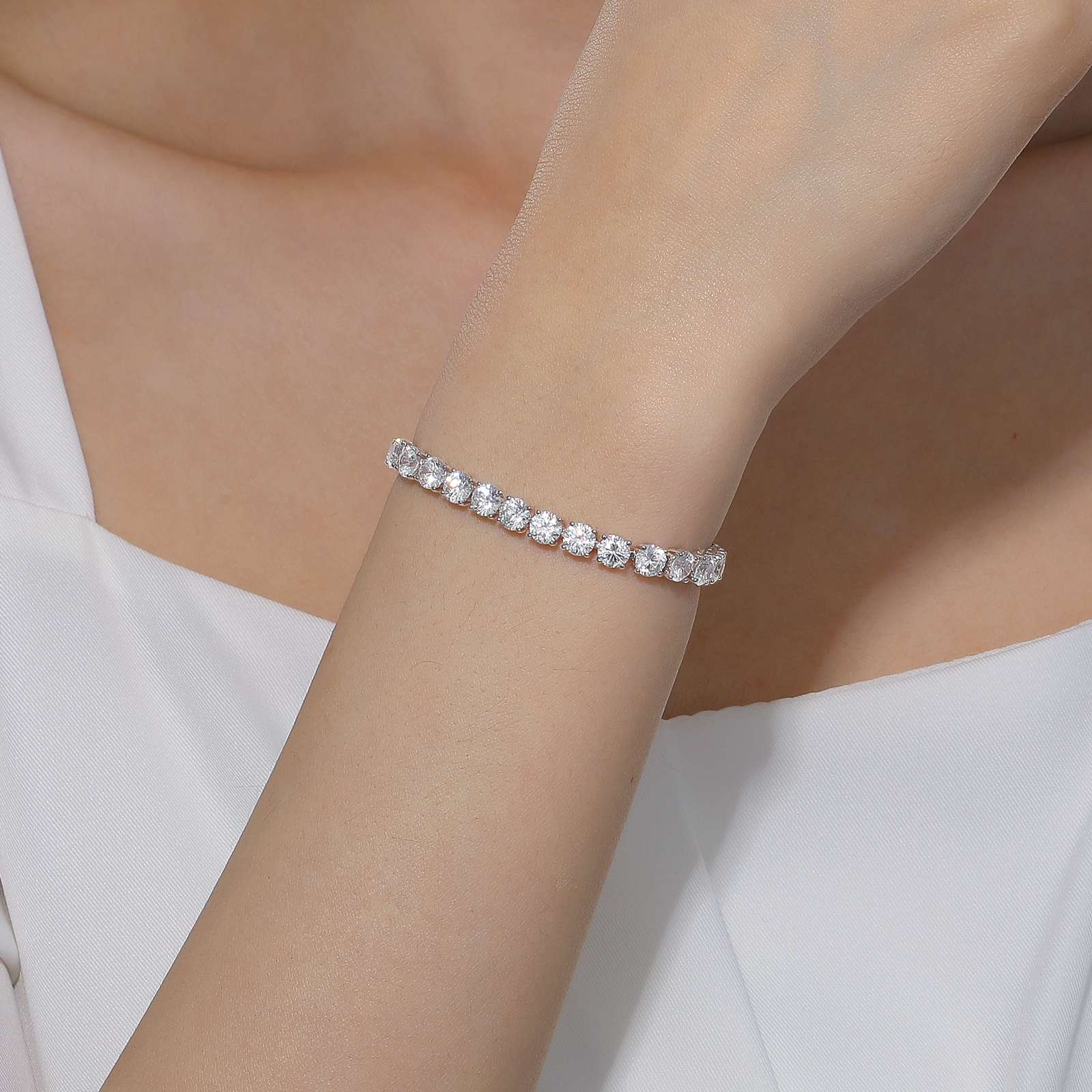 LAFONN Classic Tennis Bracelet B0172CLG70