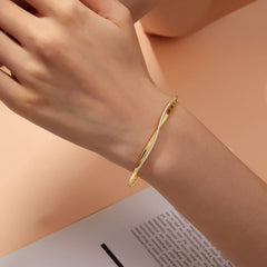 LAFONN Open Hinged Bangle Bracelet B0184CLG72