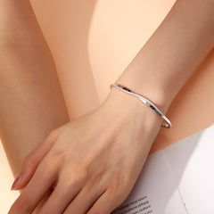 LAFONN Open Hinged Bangle Bracelet B0184CLP72