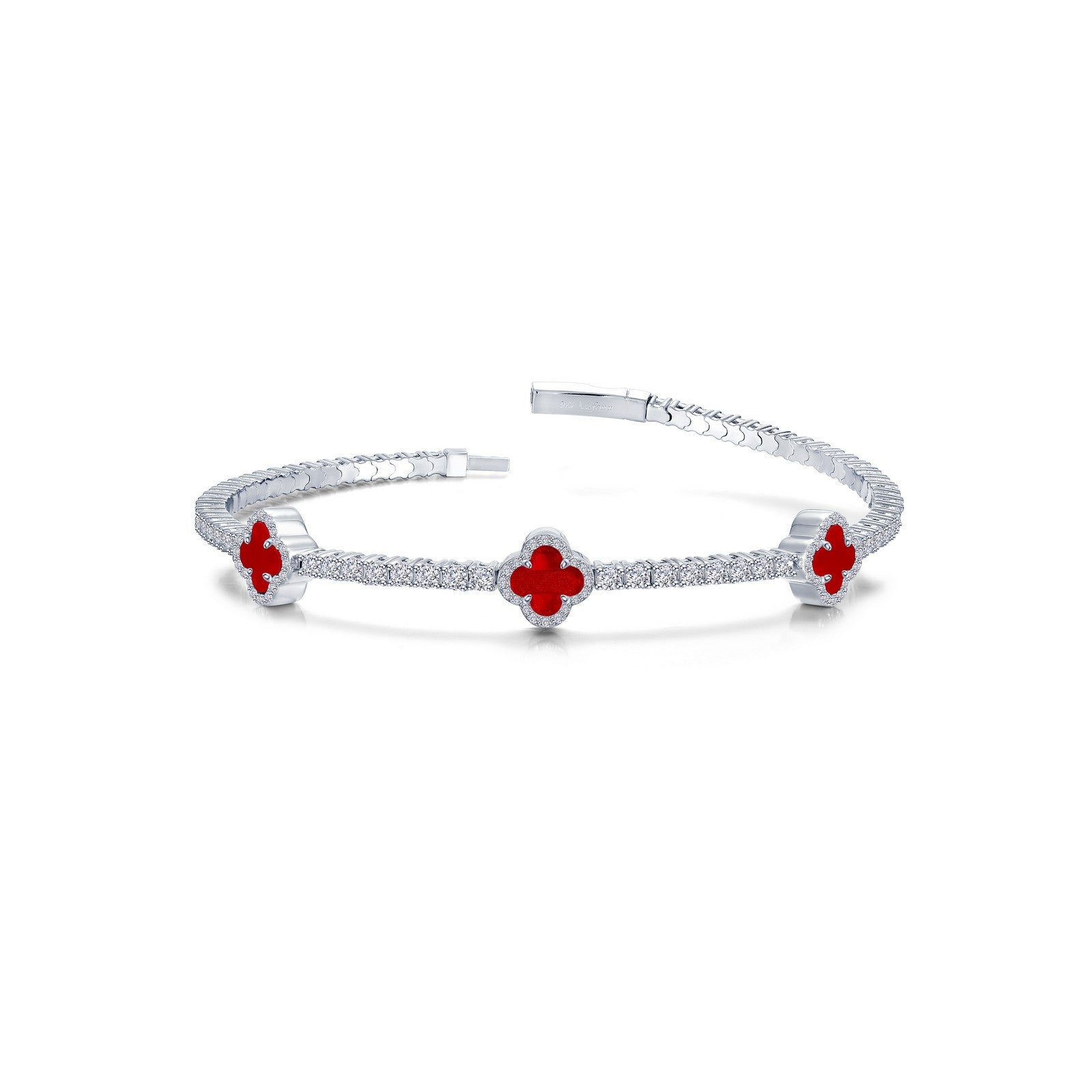 LAFONN 2.4 CTW Flexible Station Tennis Bracelet B0190OXP68