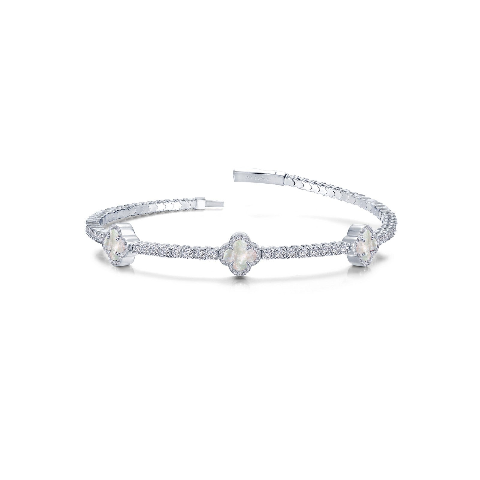 LAFONN 2.4 CTW Flexible Station Tennis Bracelet B0190OXP68