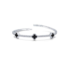 LAFONN 2.4 CTW Flexible Station Tennis Bracelet B0190OXP68