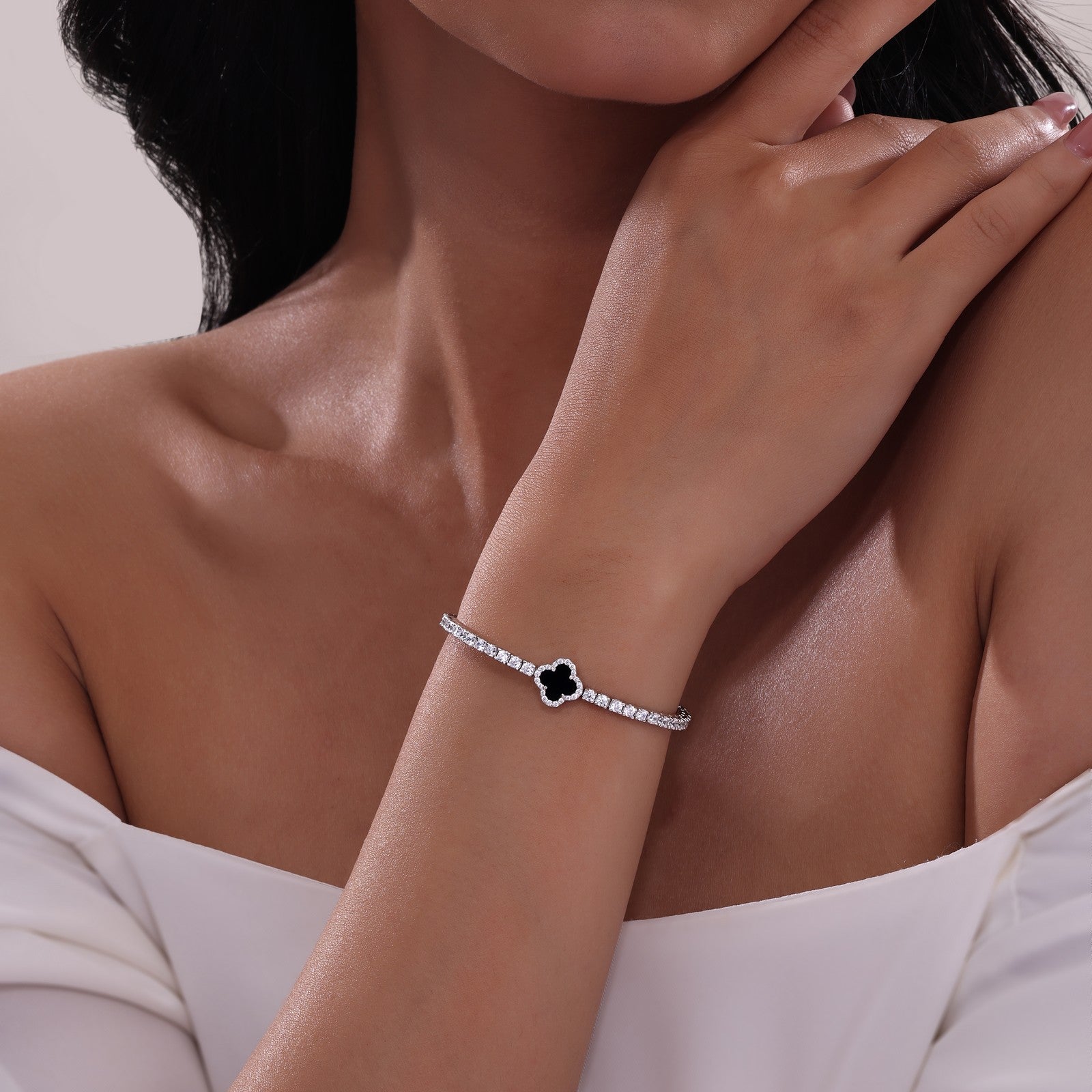 LAFONN 2.40 CTW Flexible Tennis Bracelet B0191MPP68