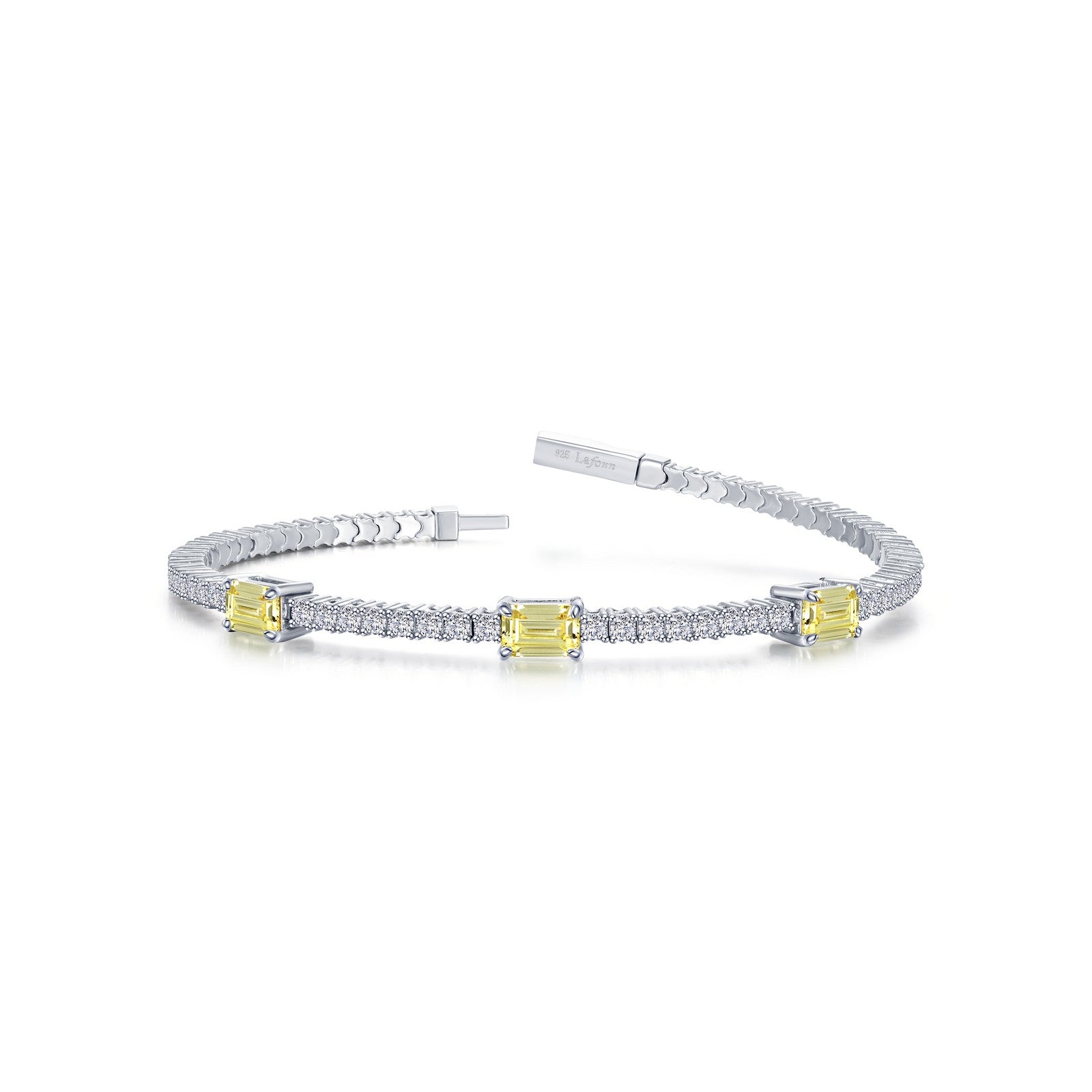 LAFONN 3.90 CTW Station Flexible Tennis Bracelet B0200CAP68