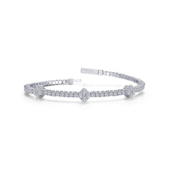 LAFONN 2.45 CTW Station Flexible Tennis Bracelet B0201BTP68