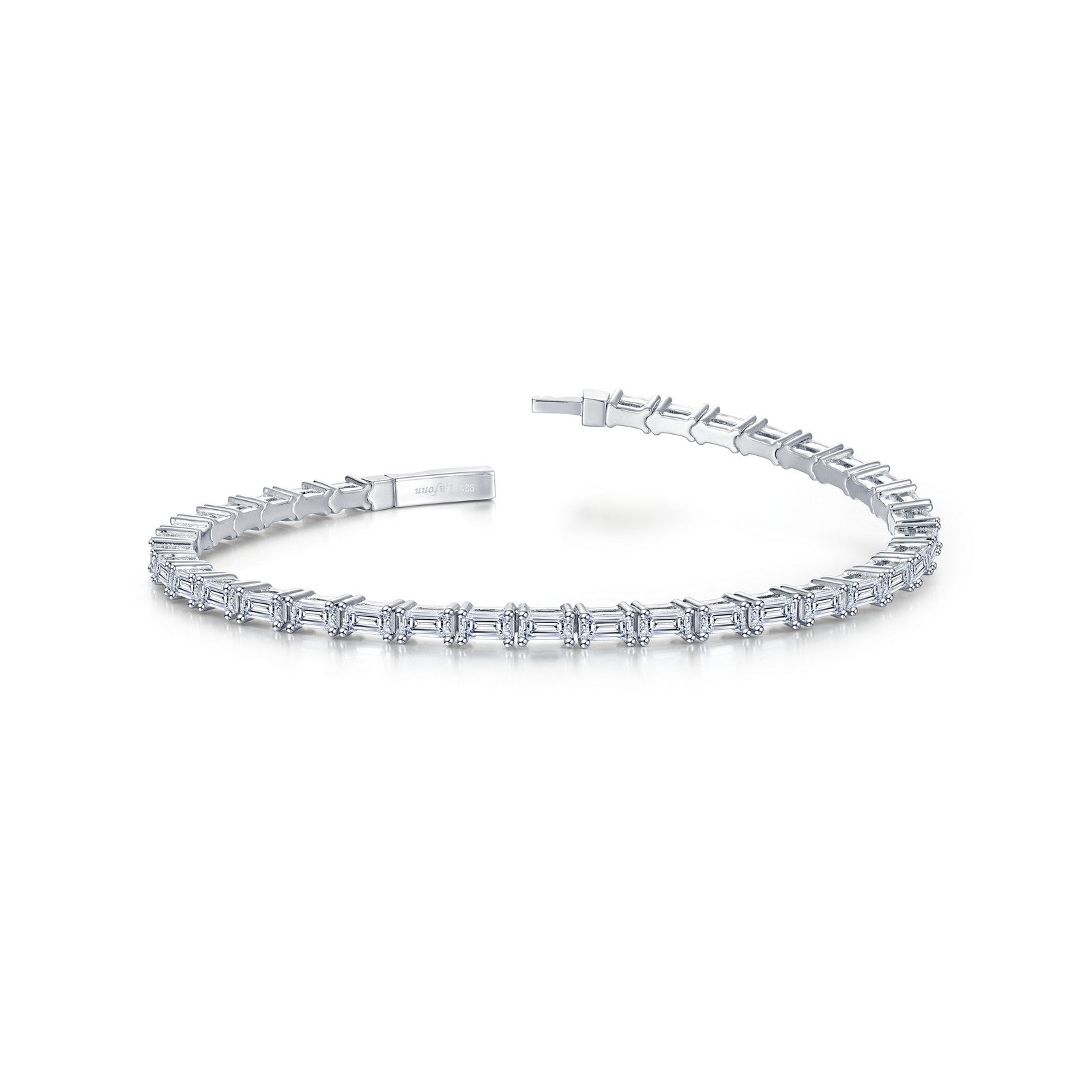 LAFONN Silver Brick Road Bracelet B0205CLP68