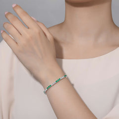 LAFONN 6.0 CTW Alternating Tennis Bracelet B2001CRP72