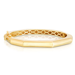 Yellow Gold Polished Fashion Bangles Bracelet