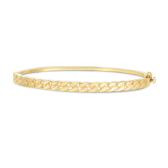 Yellow Gold Polished Fancy Bangles Bracelet