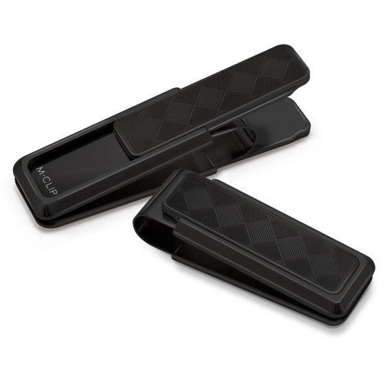 MClip Stainless Blackout Herringbone BK-BSS-BKHB