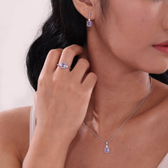 LAFONN March Birthstone Necklace BP009AQP20