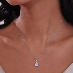 LAFONN March Birthstone Necklace BP009AQP20