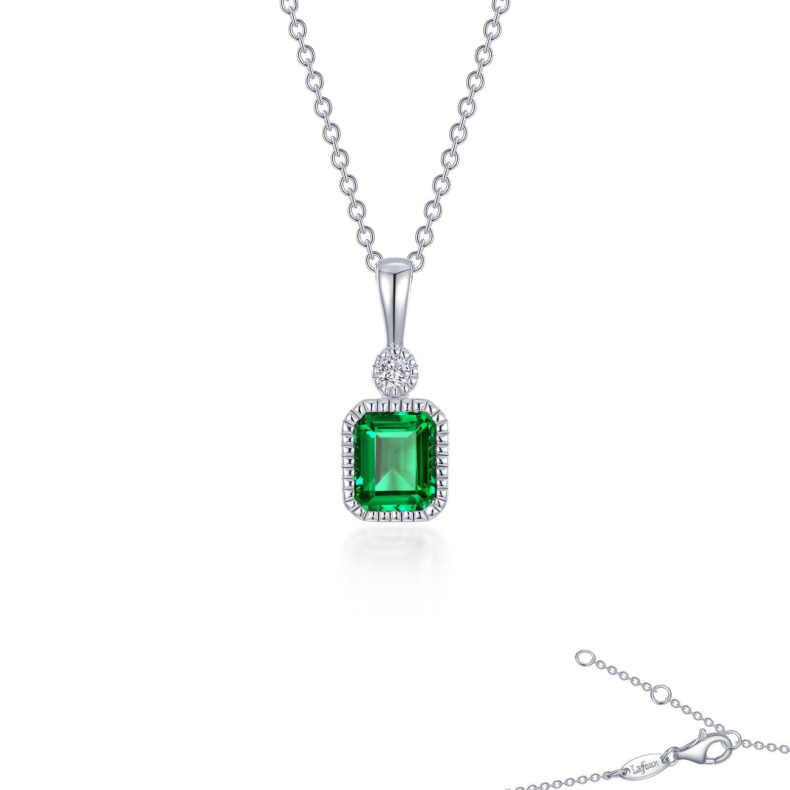 LAFONN May Birthstone Necklace BP009EMP20