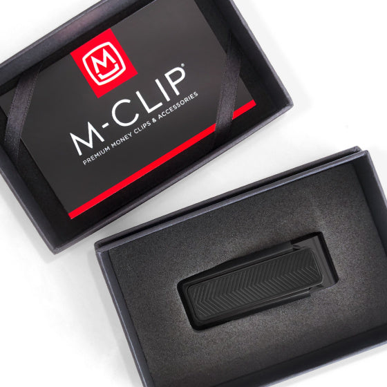 MClip Stainless Blackout Chevron BK-BSS-BKCV