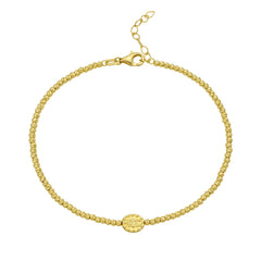 Yellow Gold Polished Love & Faith Bracelet