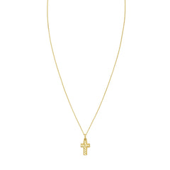 Yellow Gold Polished Love & Faith Necklace