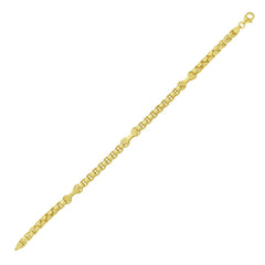 Yellow Gold Polished Hardware Bracelet