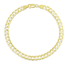Yellow Gold Polished Comfort Curb Bracelet