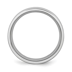 Chisel Cobalt Flat Polished 6mm Band