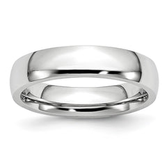 Chisel Cobalt Polished 5mm Half Round Band