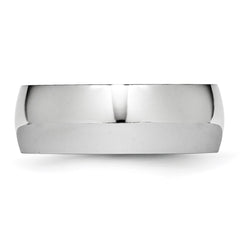 Chisel Cobalt Polished 8mm Half Round Band