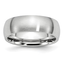 Chisel Cobalt Satin 7mm Half Round Band