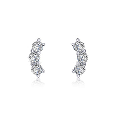 3-stone-stud-earrings