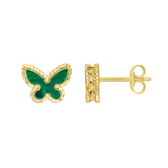 Yellow Gold Polished Primavera Collection Earring