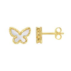 Yellow Gold Polished Primavera Collection Earring