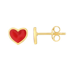 Yellow Gold Polished Children's Jewelry Earring