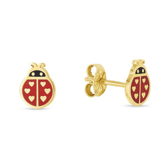 Yellow Gold Polished Novelty Fashion Earring