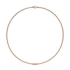 Fope Aria 18ct Rose Gold 0.02ct Diamond Necklace 89103CX_BB_R_XRX_037