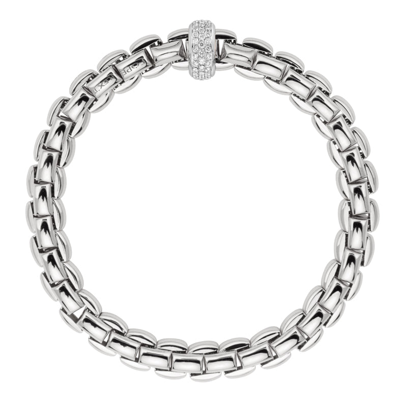 Fope Eka 18ct White Gold 0.58ct Diamond Bracelet 60711BX_XX_B_XBX_00S