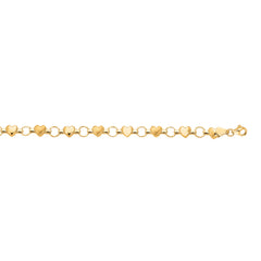 Yellow Gold Polished Stampato Bracelets Bracelet