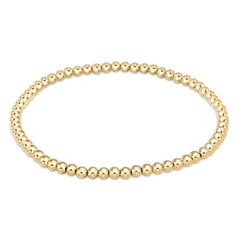 Enewton classic gold 3mm bead bracelet BCLG3