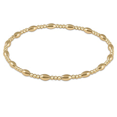 Enewton Harmony Sincerity Pattern 2mm Bead Bracelet - Gold BHARSINP2G