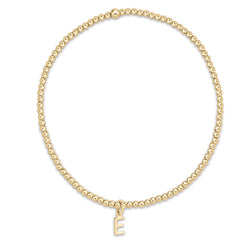 Enewton Classic Gold 2mm Bead Bracelet - Respect Gold Charm BCLG2RESPGA
