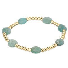 Enewton Admire Gold 3mm Bead Bracelet - Amazonite BADG3AMZ