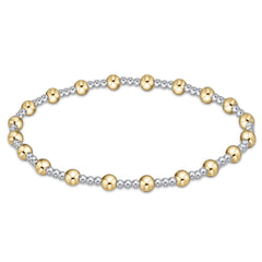 Enewton Classic Sincerity Pattern 4mm Bead Bracelet - Mixed Metal BCLSINPMXM4