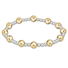 Enewton Classic Sincerity Pattern 6mm Bead Bracelet - Mixed Metal BCLSINPMXM6