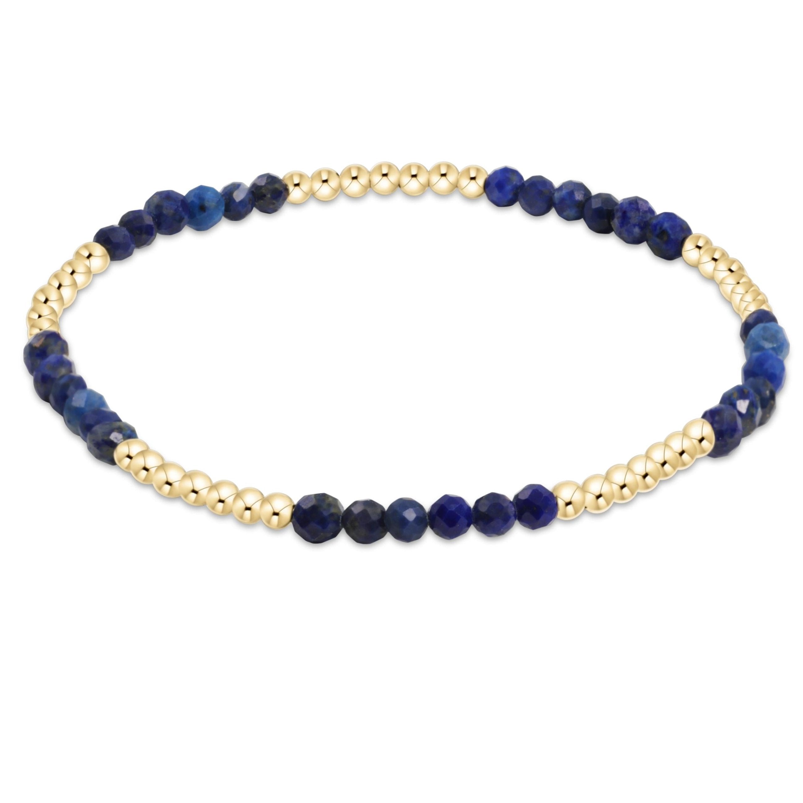 Enewton Blissful Pattern 2.5mm Bead Bracelet - Lapis BBLFP25LAP