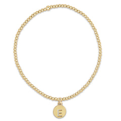 Enewton Classic Gold 2mm Bead Bracelet - Respect Small Gold Disc BCLG2RESPSMGDA