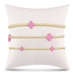 Enewton signature cross stack - bright pink BSSCBP